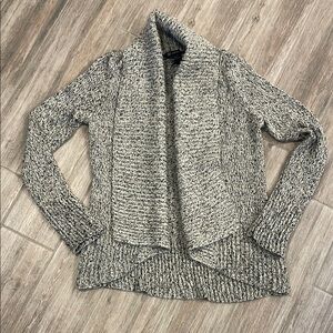 Women’s Small Black/white/gold metallic sweater by INC